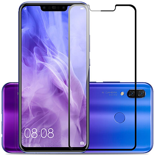 Ultra Clear Full Screen Protector Tempered Glass F05 for Huawei Nova 3 Black