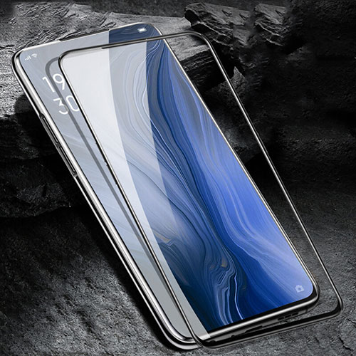 Ultra Clear Full Screen Protector Tempered Glass F06 for Oppo Reno Black