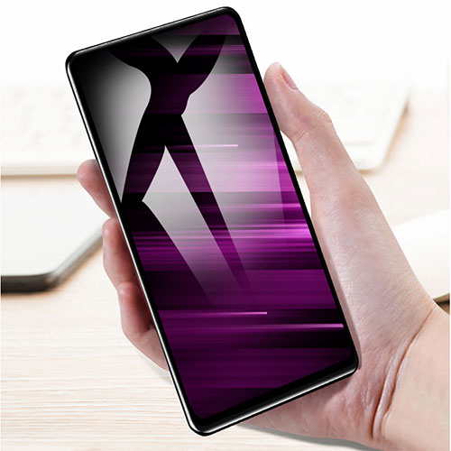 Ultra Clear Full Screen Protector Tempered Glass F06 for Samsung Galaxy M60s Black