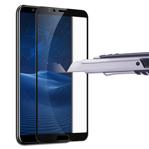 Ultra Clear Full Screen Protector Tempered Glass F07 for Huawei Honor V10 Black