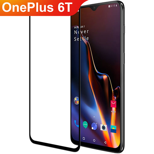 Ultra Clear Full Screen Protector Tempered Glass F08 for OnePlus 6T Black