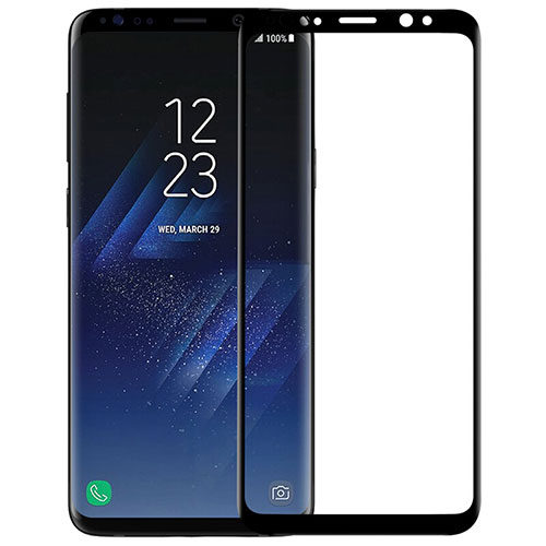 Ultra Clear Full Screen Protector Tempered Glass F09 for Samsung Galaxy S9 Plus Black