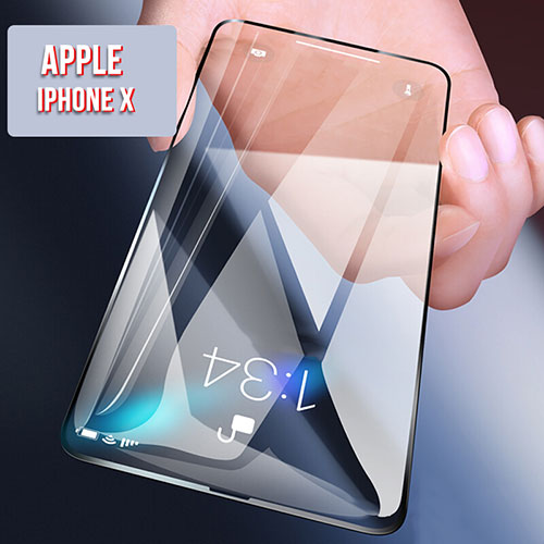 Ultra Clear Full Screen Protector Tempered Glass F11 for Apple iPhone Xs Black