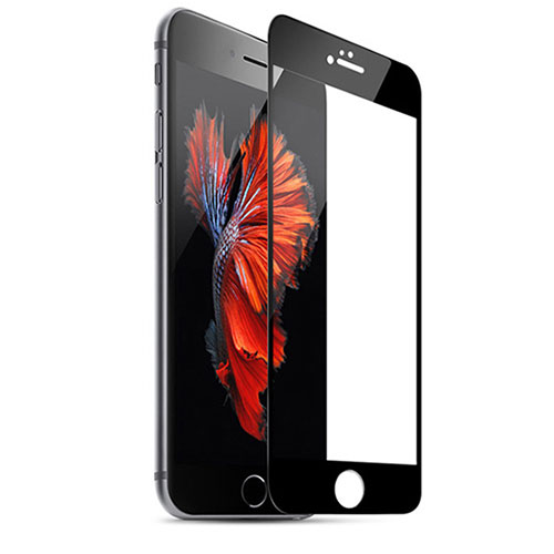 Ultra Clear Full Screen Protector Tempered Glass for Apple iPhone 6 Black