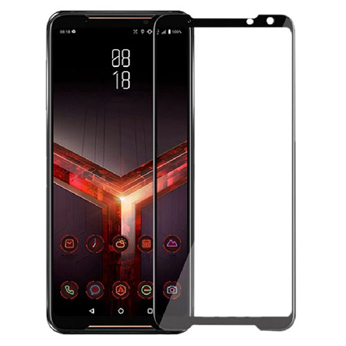 Ultra Clear Full Screen Protector Tempered Glass for Asus ROG Phone II ZS660KL Black