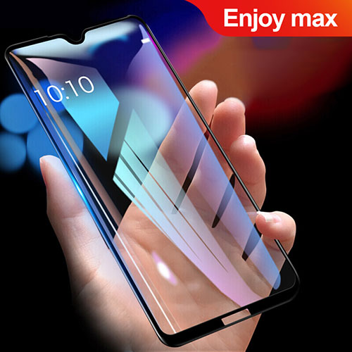 Ultra Clear Full Screen Protector Tempered Glass for Huawei Enjoy Max Black