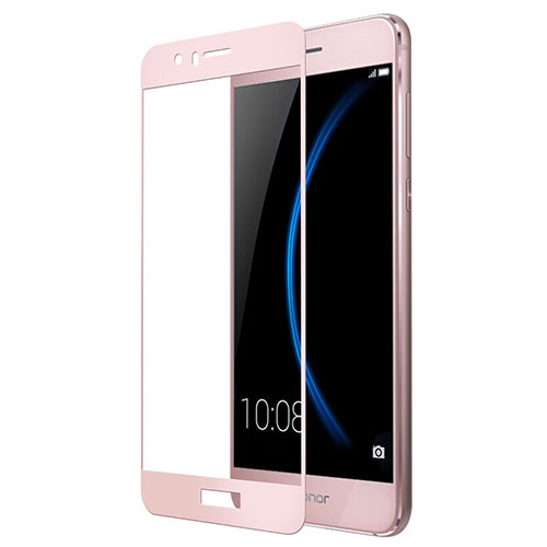 Ultra Clear Full Screen Protector Tempered Glass for Huawei Honor 8 Pink