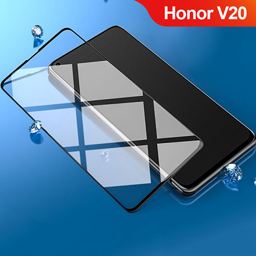 Ultra Clear Full Screen Protector Tempered Glass for Huawei Honor V20 Black