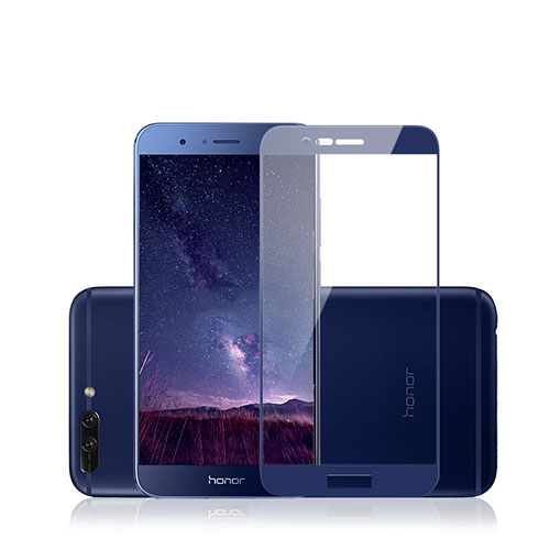 Ultra Clear Full Screen Protector Tempered Glass for Huawei Honor V9 Blue