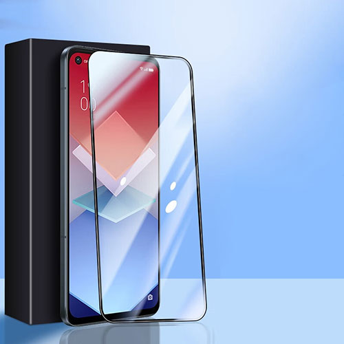 Ultra Clear Full Screen Protector Tempered Glass for Oppo Reno8 T 4G Black