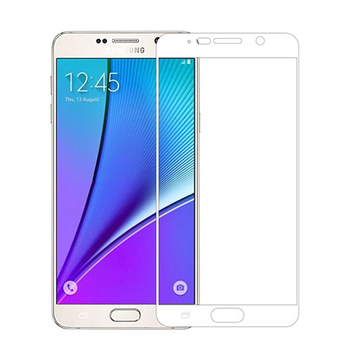 Ultra Clear Full Screen Protector Tempered Glass for Samsung Galaxy Note 5 N9200 N920 N920F White