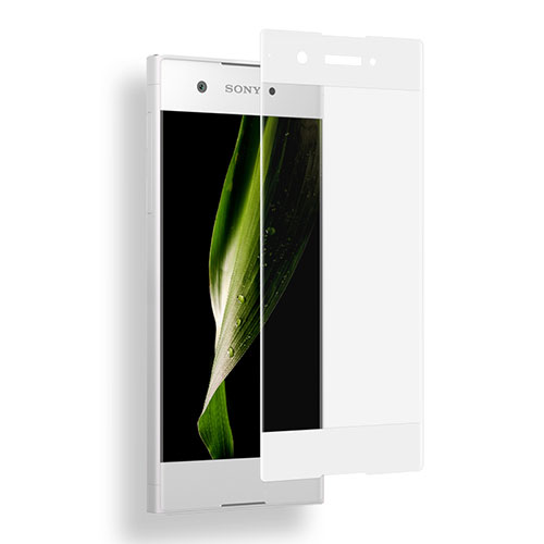 Ultra Clear Full Screen Protector Tempered Glass for Sony Xperia XA1 White