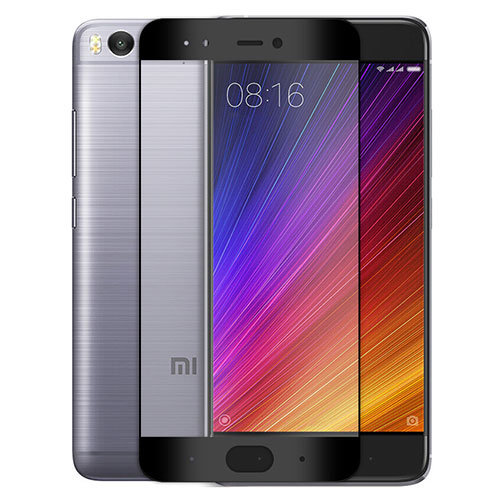 Ultra Clear Full Screen Protector Tempered Glass for Xiaomi Mi 5S 4G Black