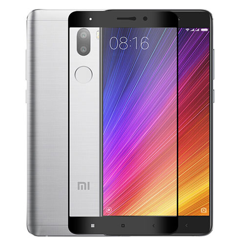 Ultra Clear Full Screen Protector Tempered Glass for Xiaomi Mi 5S Plus Black