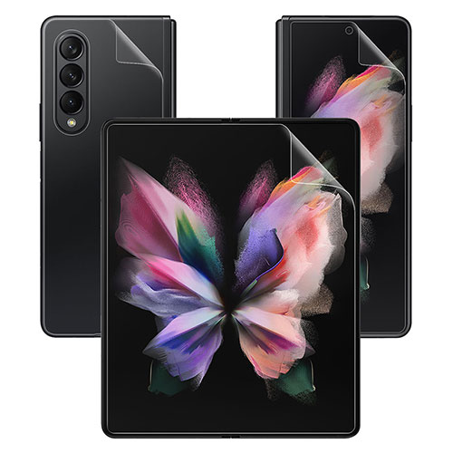 Ultra Clear Screen Protector Front and Back Film F01 for Samsung Galaxy Z Fold4 5G Clear