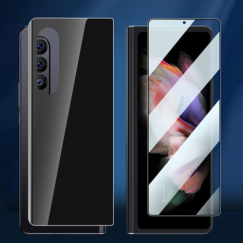 Ultra Clear Screen Protector Front and Back Film F03 for Samsung Galaxy Z Fold4 5G Clear