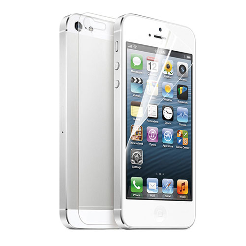 Ultra Clear Screen Protector Front and Back Film for Apple iPhone 5S Clear