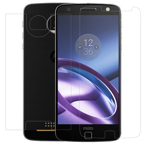 Ultra Clear Screen Protector Front and Back Film for Motorola Moto Z Clear