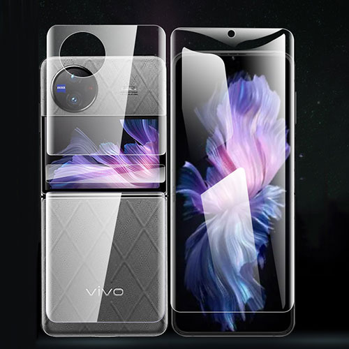 Ultra Clear Screen Protector Front and Back Film for Vivo X Flip 5G Clear