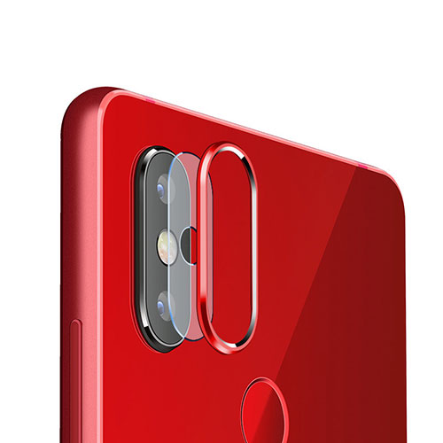 Ultra Clear Tempered Glass Camera Lens Protector for Xiaomi Mi 8 SE Red