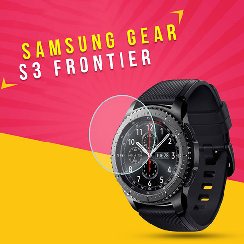 Ultra Clear Tempered Glass Screen Protector Film for Samsung Gear S3 Frontier LTE Clear