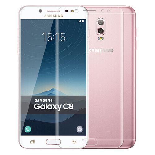 Ultra Clear Tempered Glass Screen Protector Film T01 for Samsung Galaxy C7 (2017) Clear