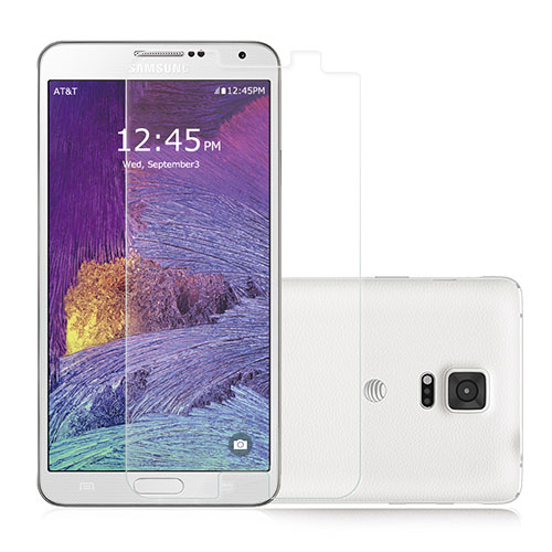 Ultra Clear Tempered Glass Screen Protector Film T02 for Samsung Galaxy Note 4 SM-N910F Clear