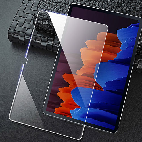 Ultra Clear Tempered Glass Screen Protector Film T02 for Samsung Galaxy Tab S7 11 Wi-Fi SM-T870 Clear