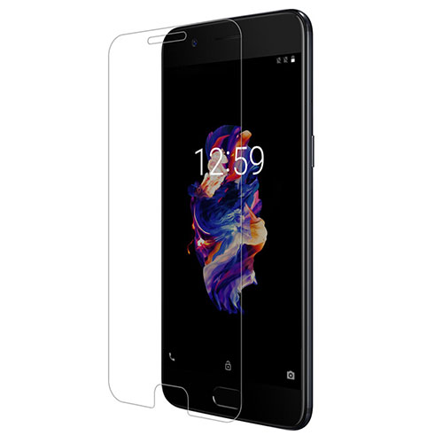 Ultra Clear Tempered Glass Screen Protector Film T07 for OnePlus 5 Clear