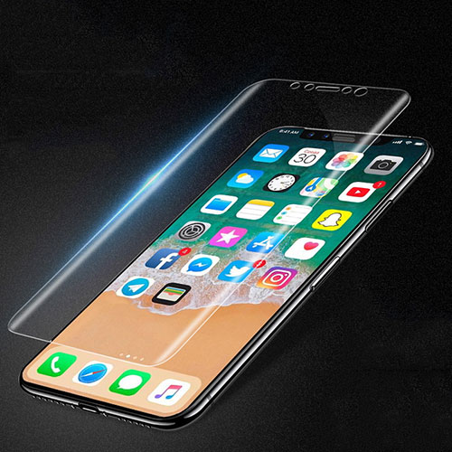 Ultra Clear Tempered Glass Screen Protector Film T21 for Apple iPhone X Clear