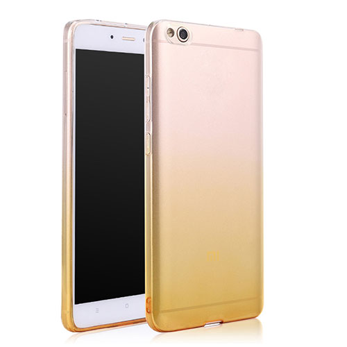 Ultra Slim Transparent Gradient Soft Case for Xiaomi Mi 5C Yellow