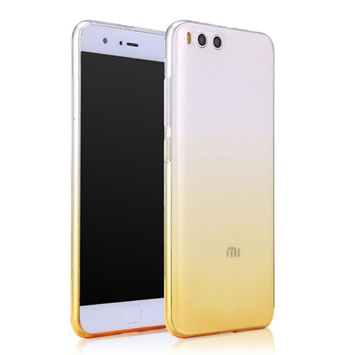 Ultra Slim Transparent Gradient Soft Case for Xiaomi Mi 6 Yellow