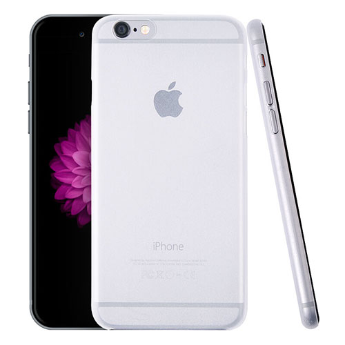 Ultra Slim Transparent Matte Finish Cover for Apple iPhone 6 Plus White