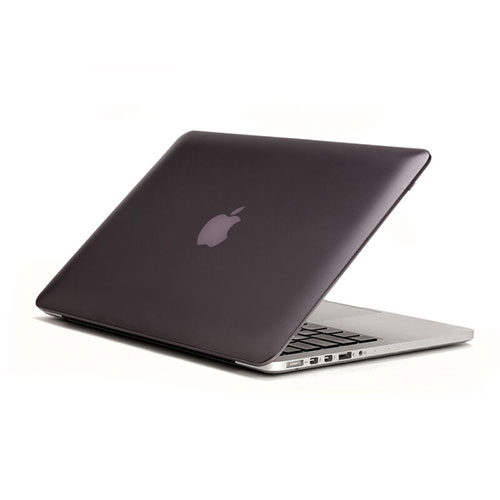 Ultra Slim Transparent Plastic Cover for Apple MacBook Pro 15 inch Gray