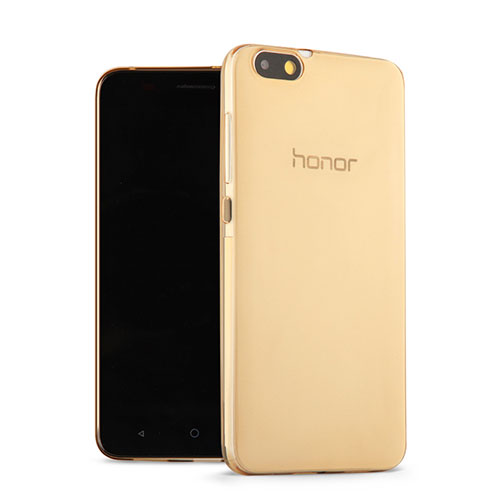 Ultra Slim Transparent TPU Soft Case for Huawei Honor 4X Gold