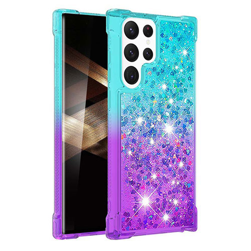 Ultra-thin Silicone Gel Gradient Soft Case Cover Y05B for Samsung Galaxy S25 Ultra 5G Mixed