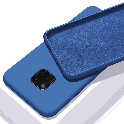 Ultra-thin Silicone Gel Soft Case 360 Degrees Cover C01 for Huawei Mate 20 Pro Blue