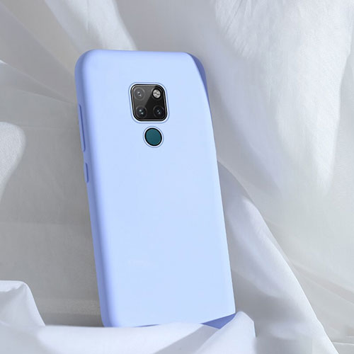 Ultra-thin Silicone Gel Soft Case 360 Degrees Cover C01 for Huawei Mate 20 Sky Blue