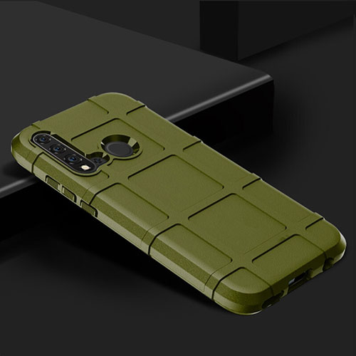 Ultra-thin Silicone Gel Soft Case 360 Degrees Cover C01 for Huawei Nova 5i Green