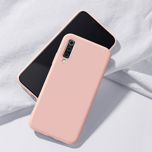 Ultra-thin Silicone Gel Soft Case 360 Degrees Cover C01 for Samsung Galaxy A70S Pink