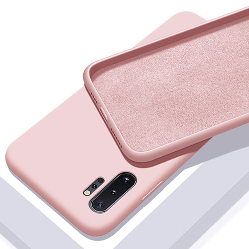 Ultra-thin Silicone Gel Soft Case 360 Degrees Cover C01 for Samsung Galaxy Note 10 Plus Pink