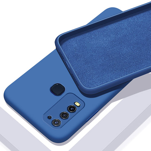 Ultra-thin Silicone Gel Soft Case 360 Degrees Cover C01 for Vivo Y50 Blue