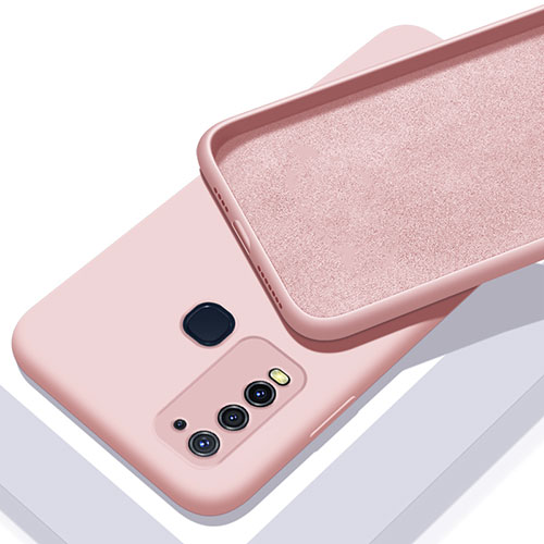 Ultra-thin Silicone Gel Soft Case 360 Degrees Cover C01 for Vivo Y50 Pink