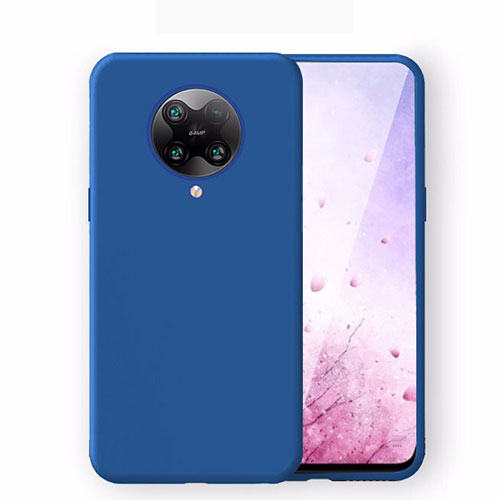 Ultra-thin Silicone Gel Soft Case 360 Degrees Cover C01 for Xiaomi Poco F2 Pro Blue