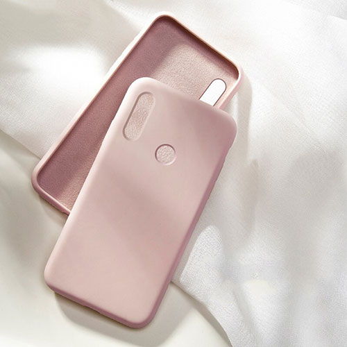 Ultra-thin Silicone Gel Soft Case 360 Degrees Cover C02 for Huawei Honor 10i Pink