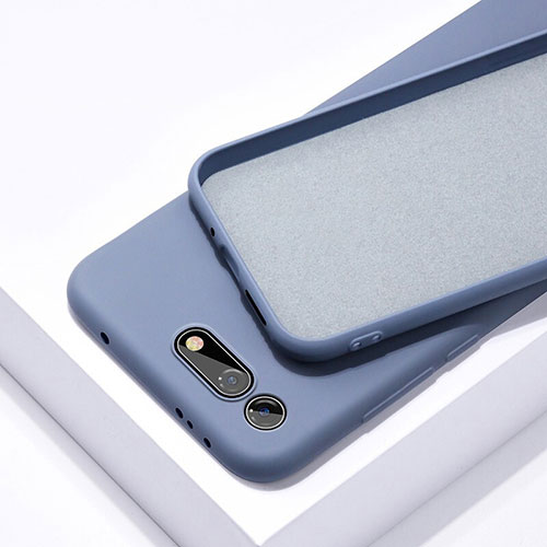 Ultra-thin Silicone Gel Soft Case 360 Degrees Cover C02 for Huawei Honor V20 Blue