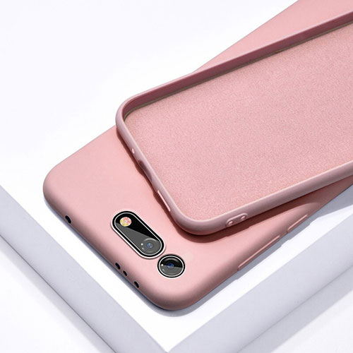 Ultra-thin Silicone Gel Soft Case 360 Degrees Cover C02 for Huawei Honor V20 Pink