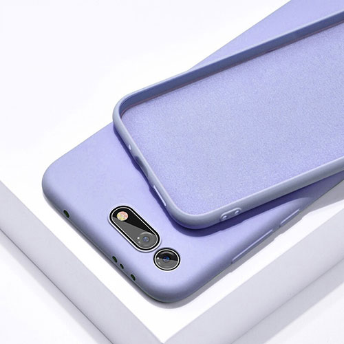 Ultra-thin Silicone Gel Soft Case 360 Degrees Cover C02 for Huawei Honor V20 Purple