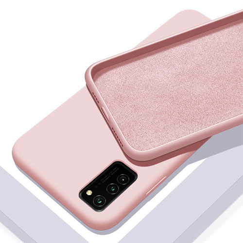 Ultra-thin Silicone Gel Soft Case 360 Degrees Cover C02 for Huawei Honor V30 5G Pink