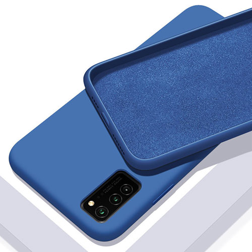 Ultra-thin Silicone Gel Soft Case 360 Degrees Cover C02 for Huawei Honor View 30 Pro 5G Blue